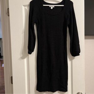Nine West Black Long Sleeve Dress